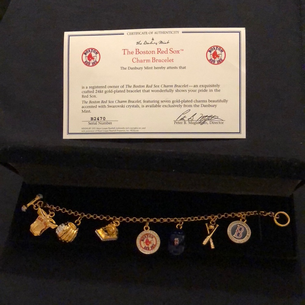 Boston Red Sox Charm Bracelet